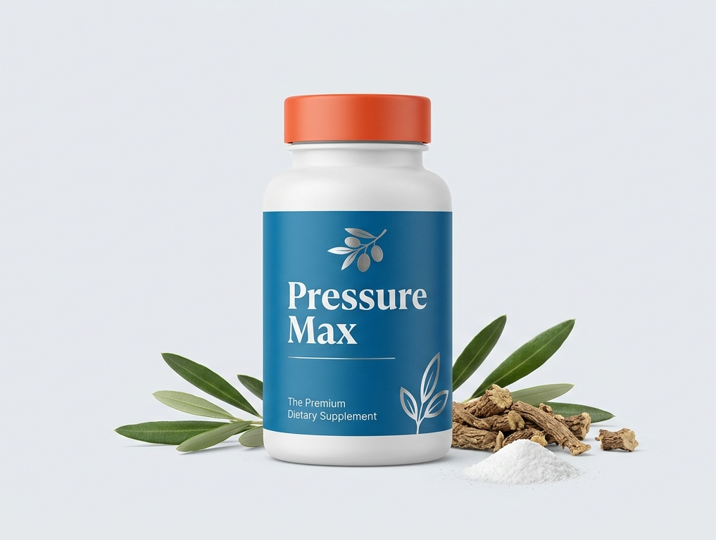 Pressure Max Nahrungsergänzungsmittel – Flasche mit Kapseln